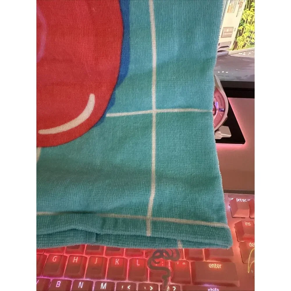 Hello Kitty Beach Towel Blue Rainbow Donut Watermelon Pool Float 2025 Sanrio